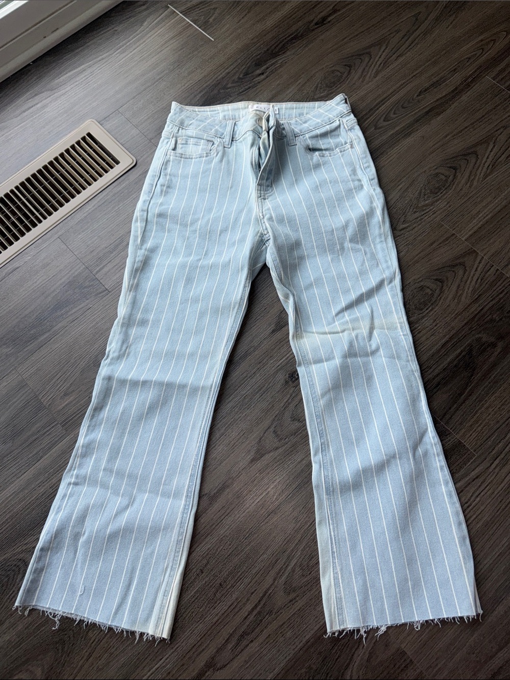 Light Blue Pinstripe Women’s Jeans